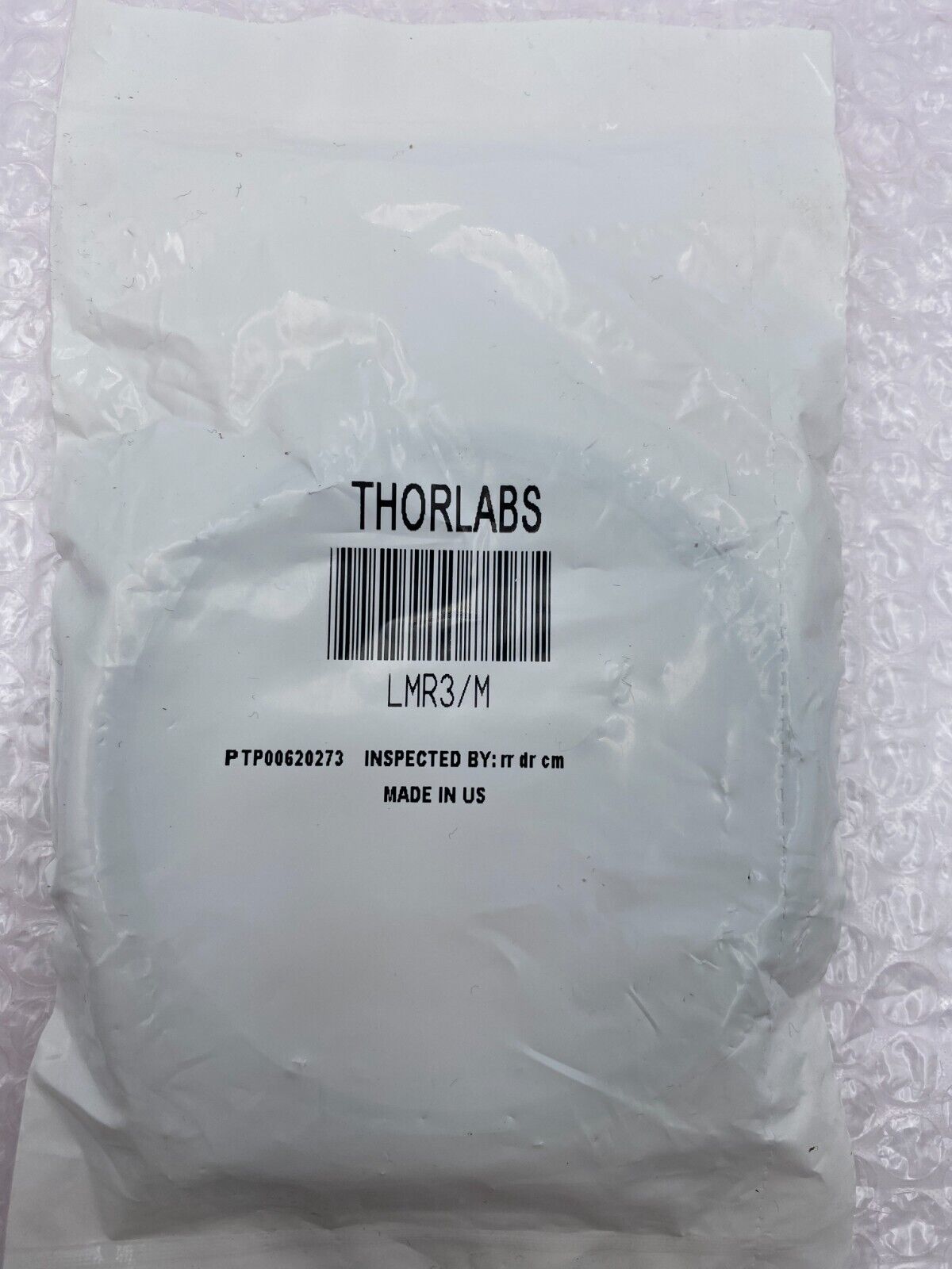 THORLABS LMR3/M Lens Mount with Retaining Ring for Ø3" Optics, M4 Tap NEW