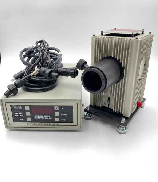Newport  Oriel Xe Flash Lamp Power Supply 68826 & Lamp 66017