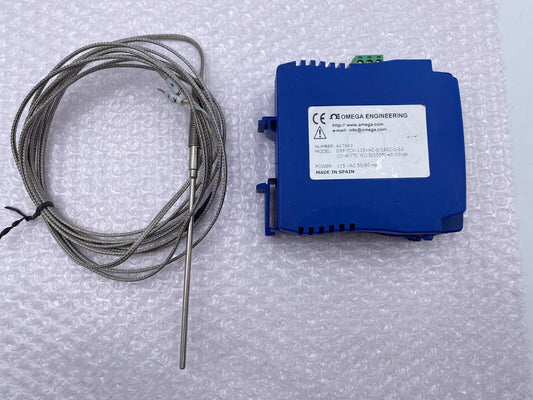 Omega DRF-TCK-115VAC-0-150C-0/10 K Type Input Signal Conditioner With Probe