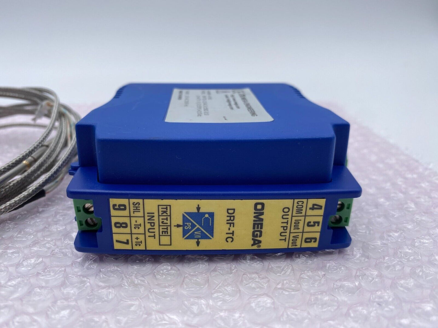 Omega DRF-TCK-115VAC-0-150C-0/10 K Type Input Signal Conditioner With Probe