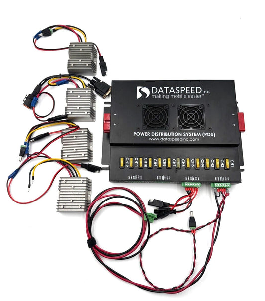Dataspeed Inc Power 12 Ch Distribution System w/4 DC-DC Converters (See Details)