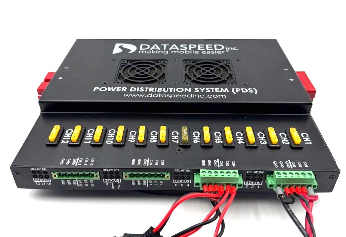 Dataspeed Inc Power 12 Ch Distribution System w/4 DC-DC Converters (See Details)
