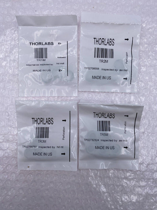 Thorlabs Ø1/2" Post Spacers TR1M, TR2M, TR3M, TR5M 4 Single 5-Packs