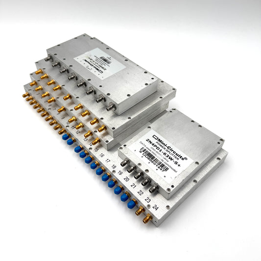 x5 Mini-Circuits Power Splitters ZN4PD1-63W, ZN8PD1-53, ZB8PD-2, ZC24PD-222 Lot