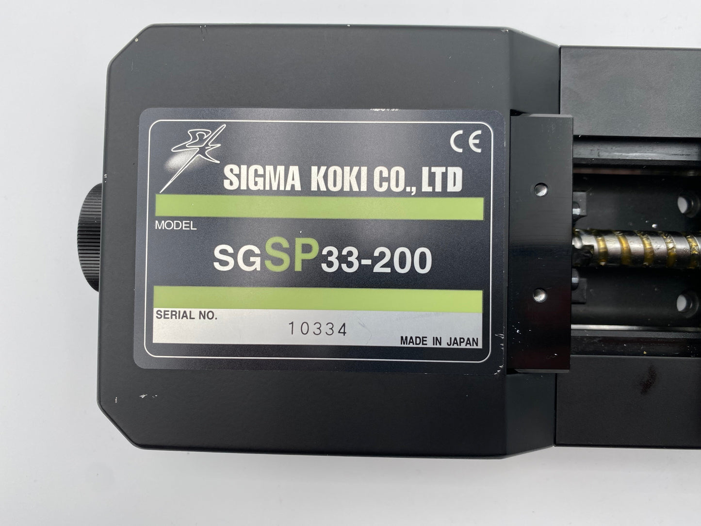 Sigma Koki Linear Stepping Motor Travel Stage SGSP33-200