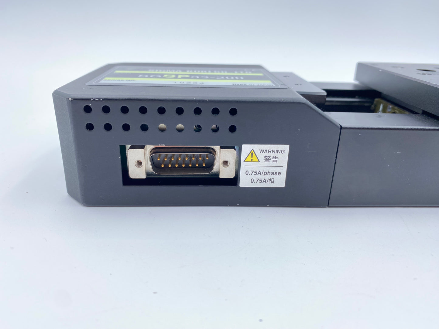 Sigma Koki Linear Stepping Motor Travel Stage SGSP33-200