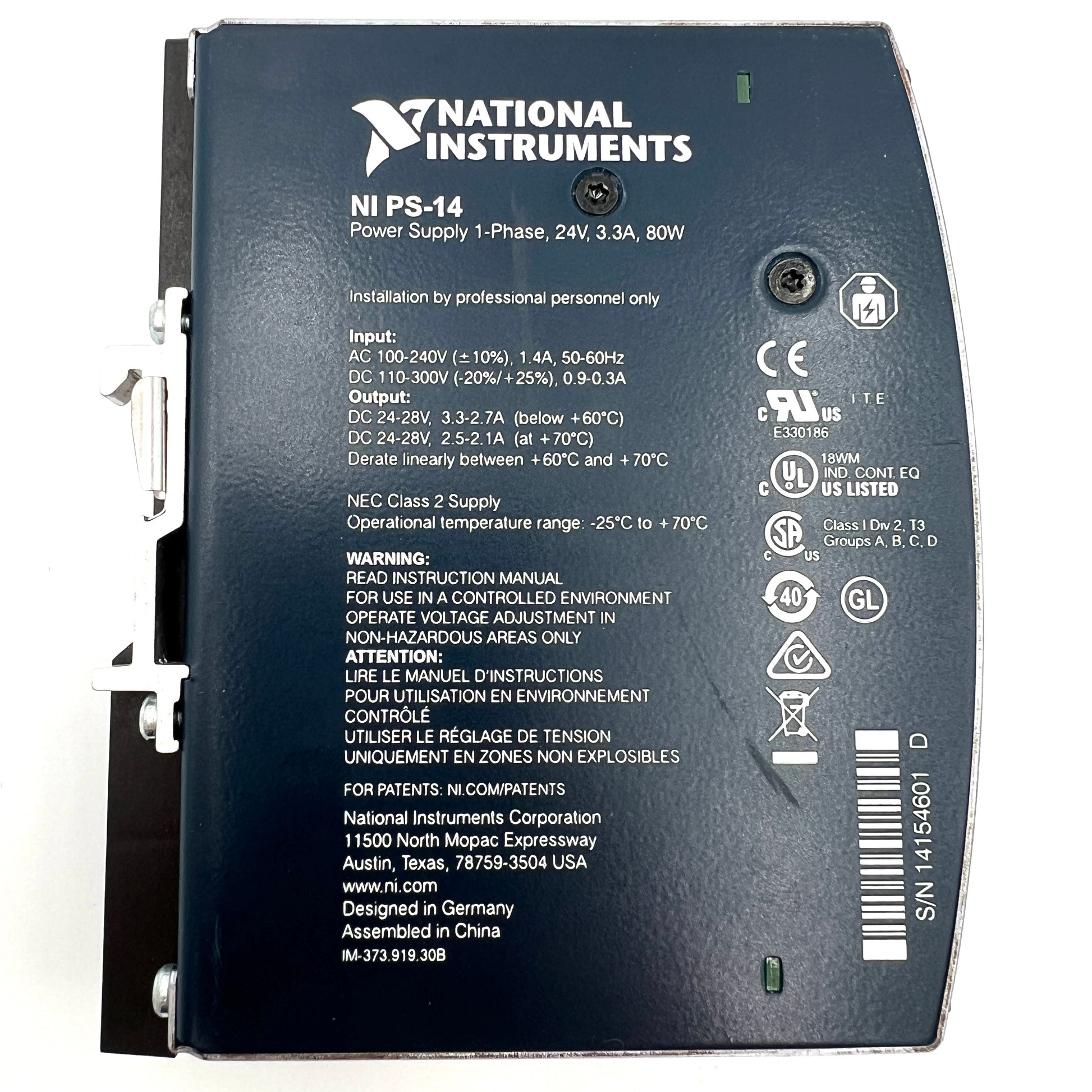 National Instruments NI PS-14 