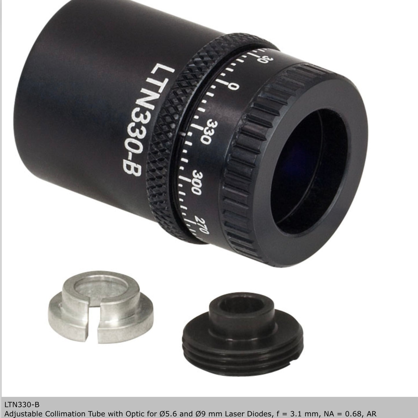 Thorlabs LTN330-B Collimation Tube f=3.1mm AR 600–1050nm w/ Diode NEW Open Box