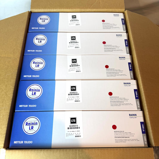 Rainin Mettler Toledo LTS 1000µL F 768A/8 Pipette Tips – 5 Factory Sealed Boxes, 768 Tips Each
