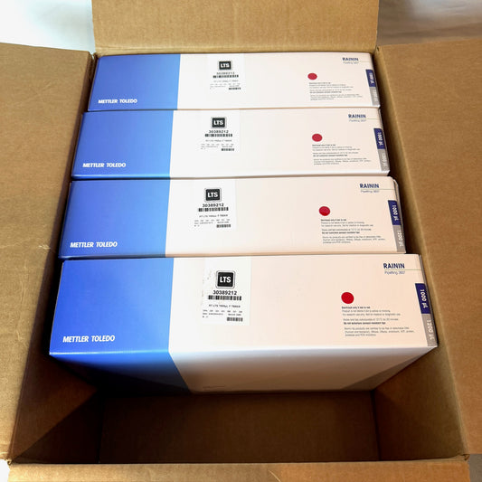 Rainin Mettler Toledo LTS 1000µL F 768A/8 Pipette Tips – 4 Factory Sealed Boxes, 768 Tips Each
