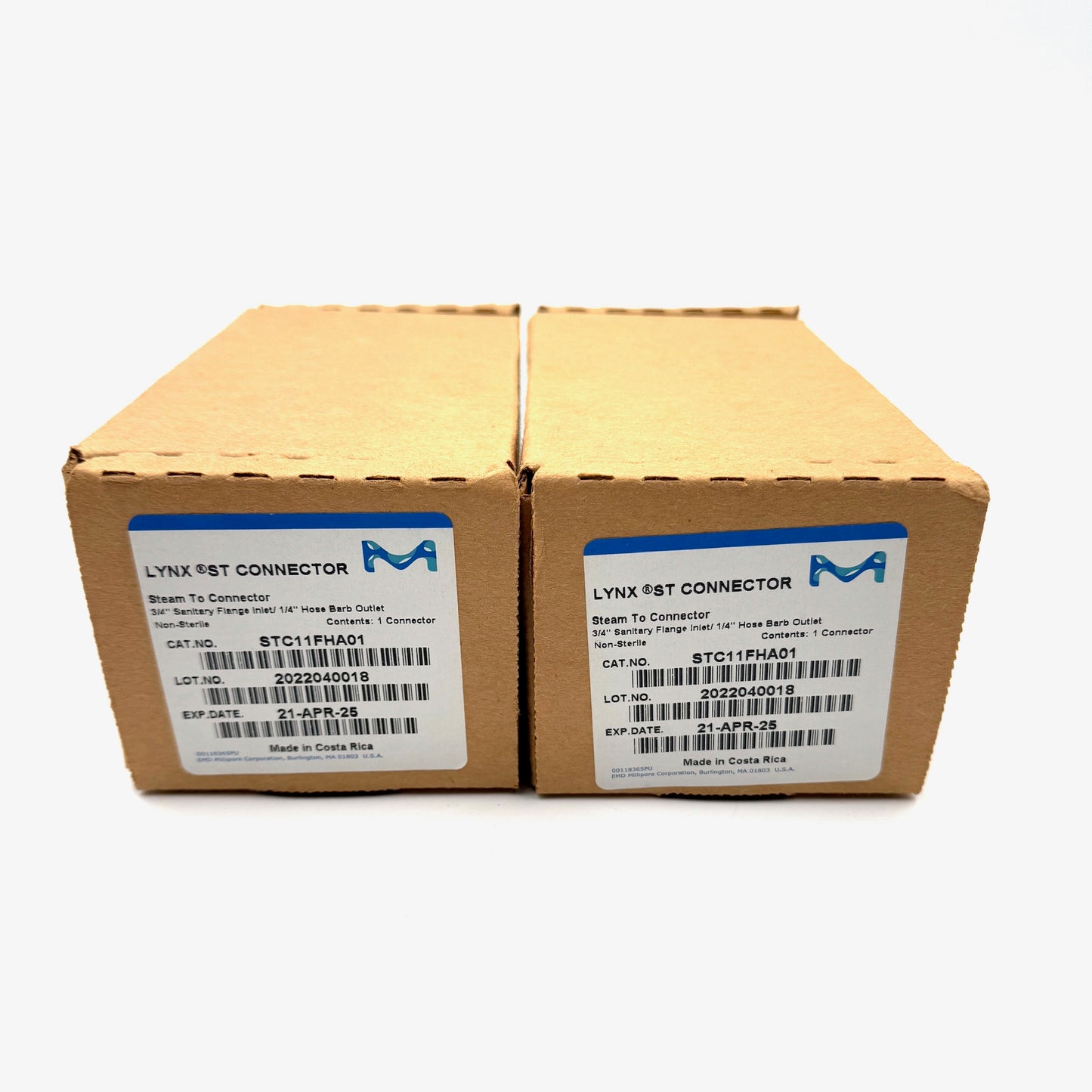 EMD Millipore Lynx ST Connector STC11FHA01 - Lot 2 - Sealed New - EXP 4/25