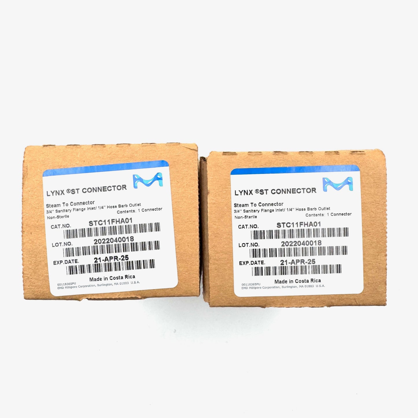 EMD Millipore Lynx ST Connector STC11FHA01 - Lot 2 - Sealed New - EXP 4/25