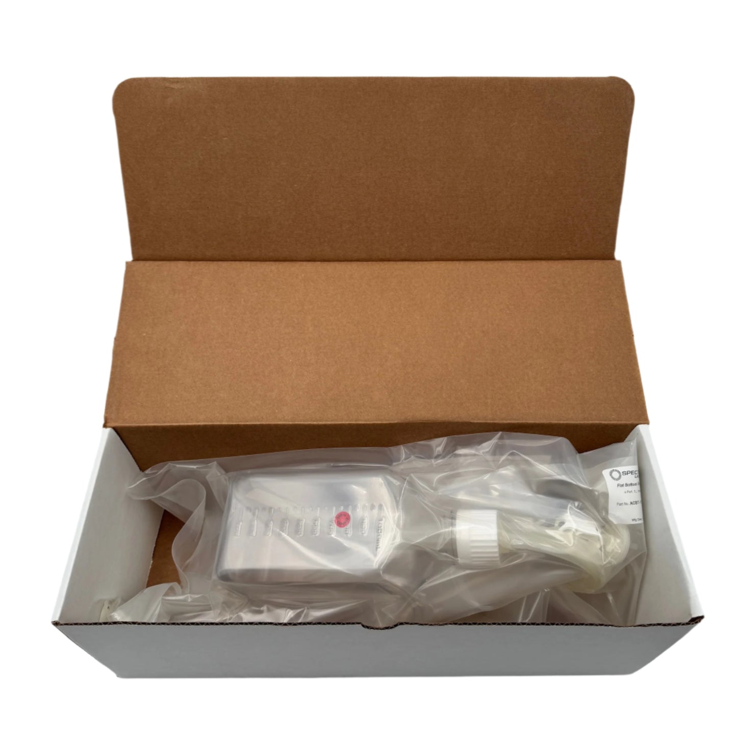 Spectrum Labs 1L 4-Port Flat Bottom Reservoir, Factory Sealed in Package