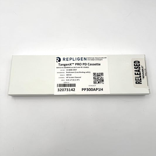 Repligen TangenX Sius PD Cassette PP300AP1H 300kD, 0.01m2 Factory Sealed