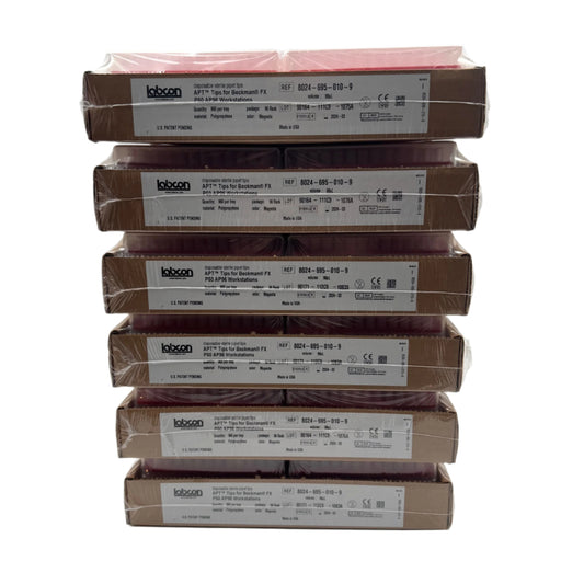Labcon APT Tips for Beckman FX P20 AP96 Workstations - 90uL - 6 Packs of 10 Trays Each