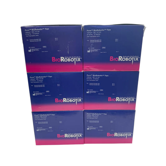 Thermo Scientific Pure BioRobotix Tips 96 - 200uL - Tip/Tray, 10 Tray/Pack, Lot of 6 Packs