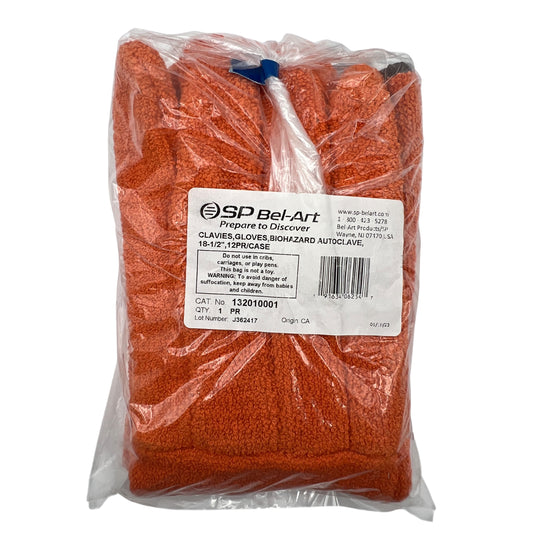 SP Bel-Art Biohazard Autoclave Gloves H13201-0001 - New