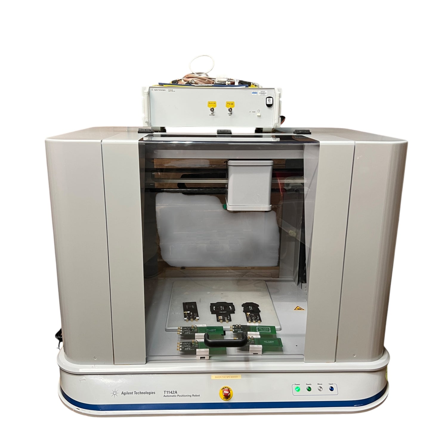 Agilent T1142A Automatic Positioning Robot & Agilent T1141A RFID HF Test Set