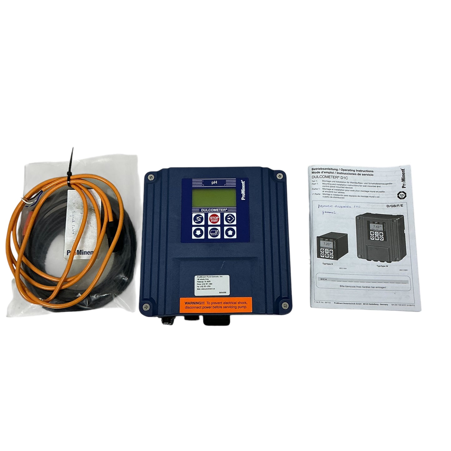 Prominent Fluid Controls Dulcometer D1CA Ph Meter D1CAW1P24002G010E