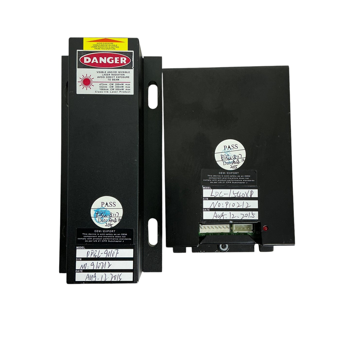 II-VI Suwtech Model DPBL-9010F & LDC-1540XP