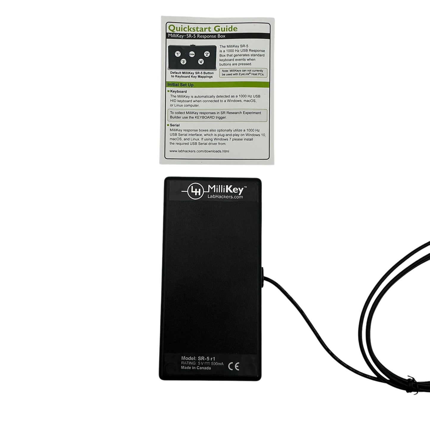 Labhackers MilliKey SR-5 Response Box - New Open Box