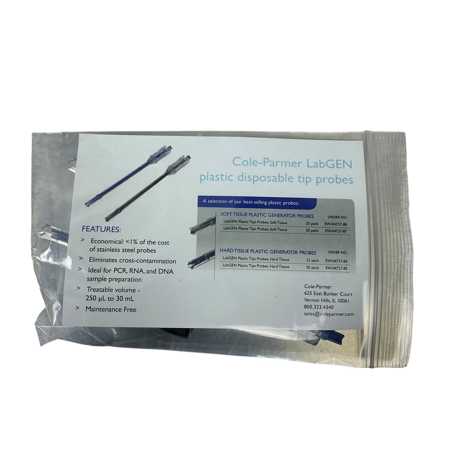 Cole-Parmer Tissue Homogenizer LabGEN 125 TH01 - New