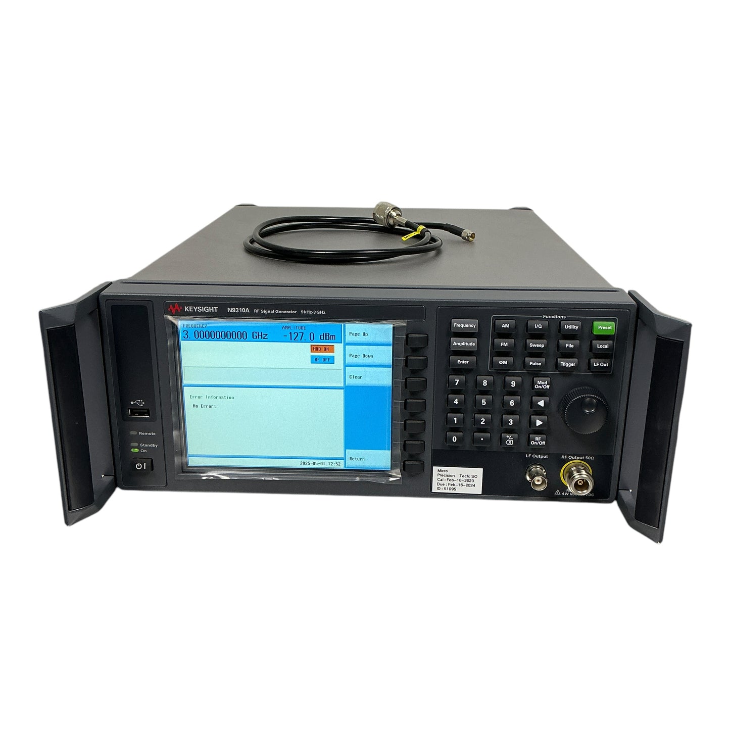 Keysight N9310A RF Signal Generator 9kHz - 3 Ghz H01