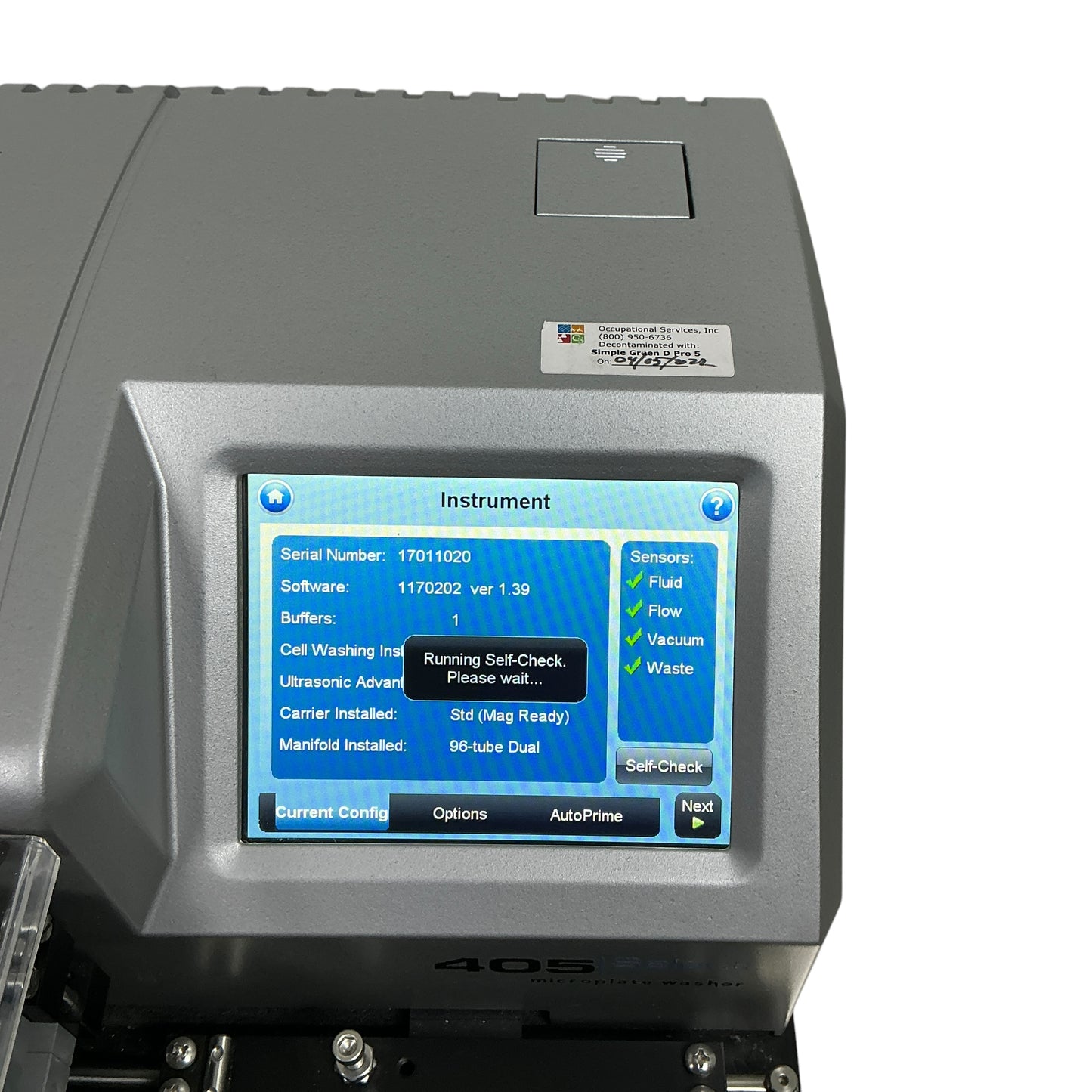 BioTek 405 Select Touch Microplate Washer 405TSUS