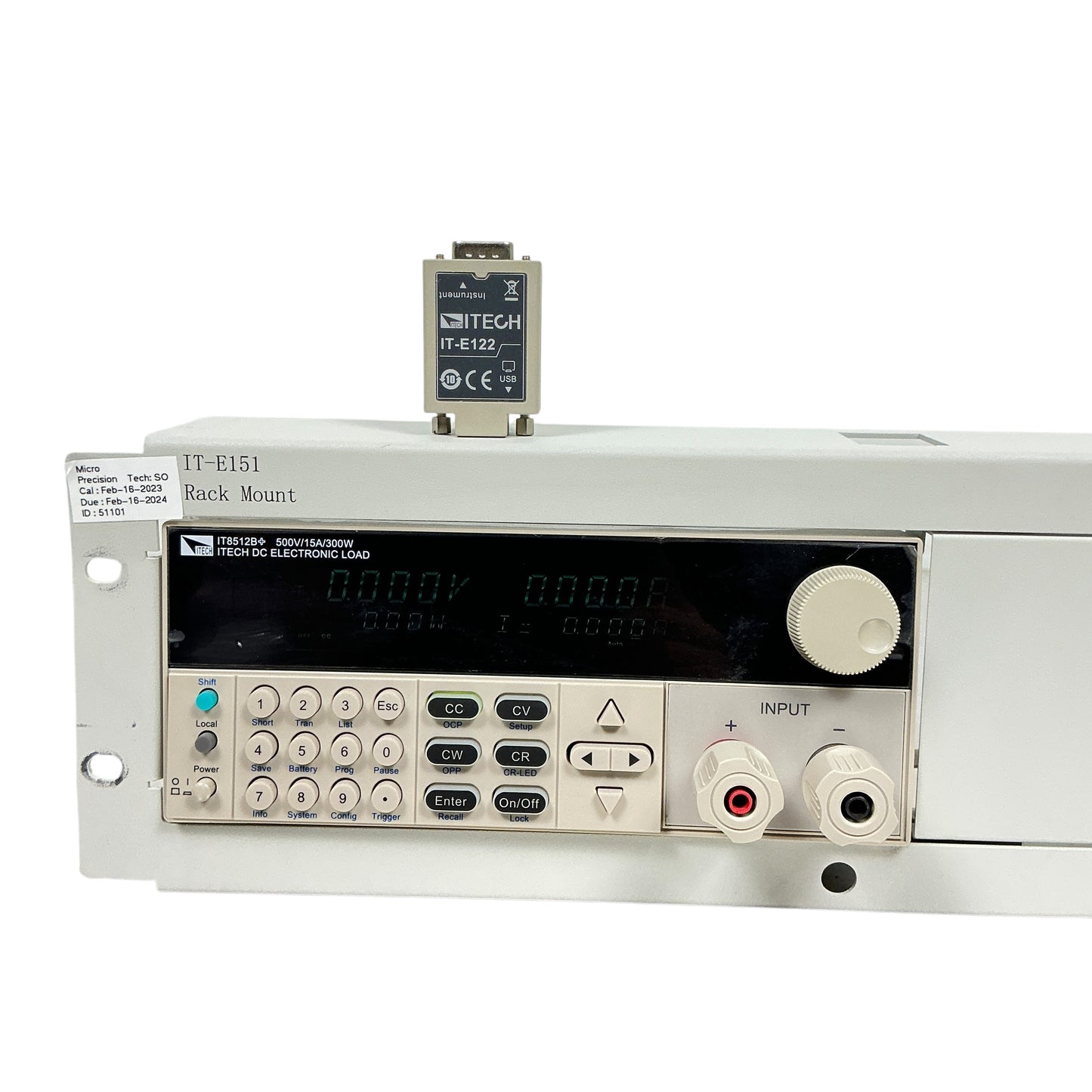 ITECH IT8512B+ Programmable DC Electronic Load – 500 V / 15 A / 300 W