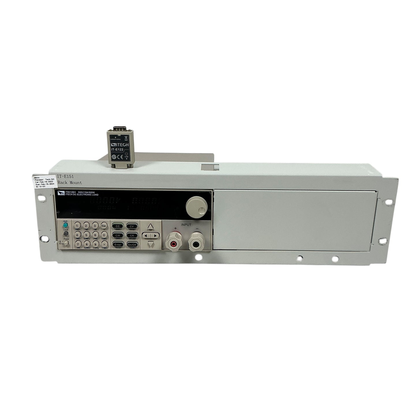 ITECH IT8512B+ Programmable DC Electronic Load – 500 V / 15 A / 300 W