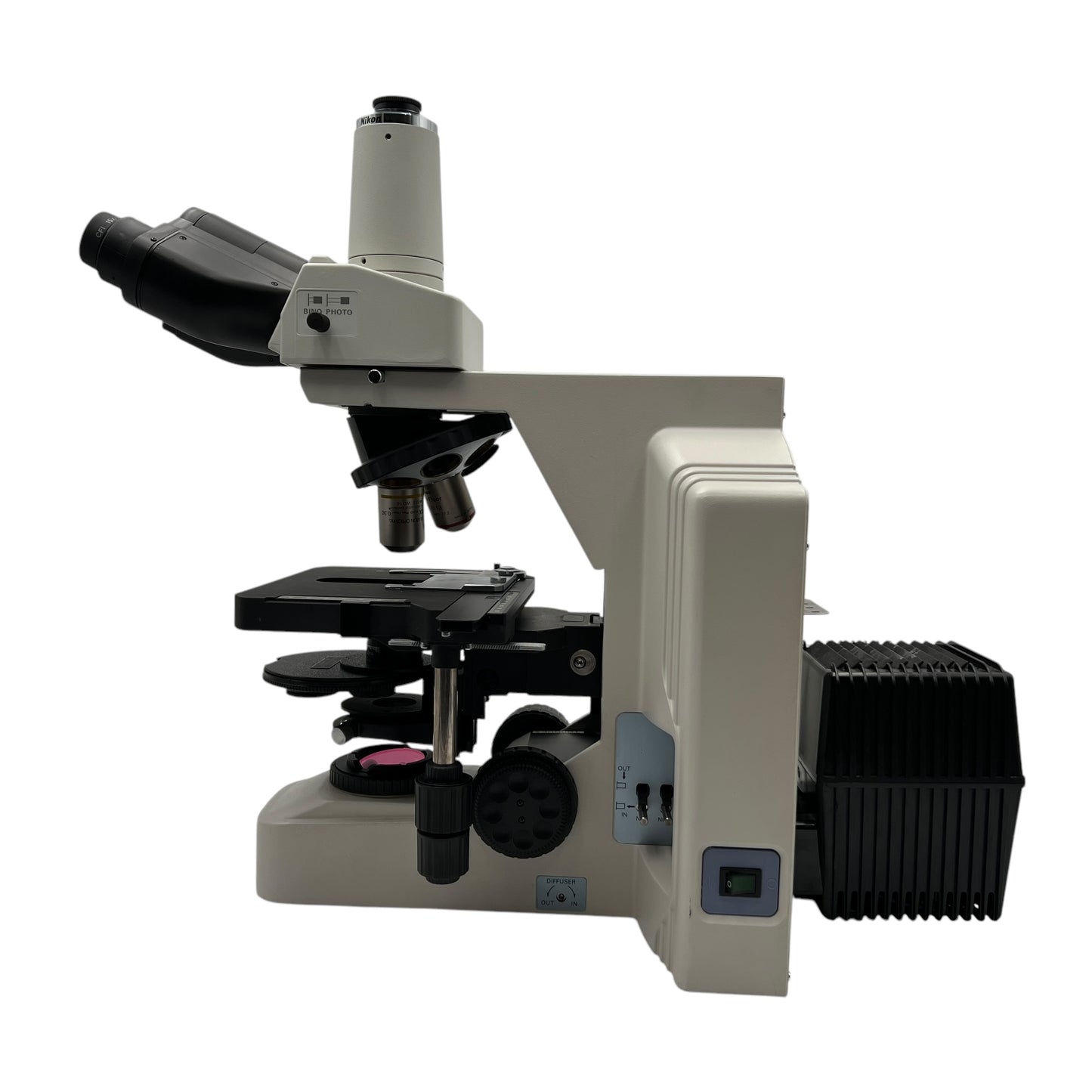 Nikon Eclispe E600 Upright Microscope 4x 10x Hoffman Optics