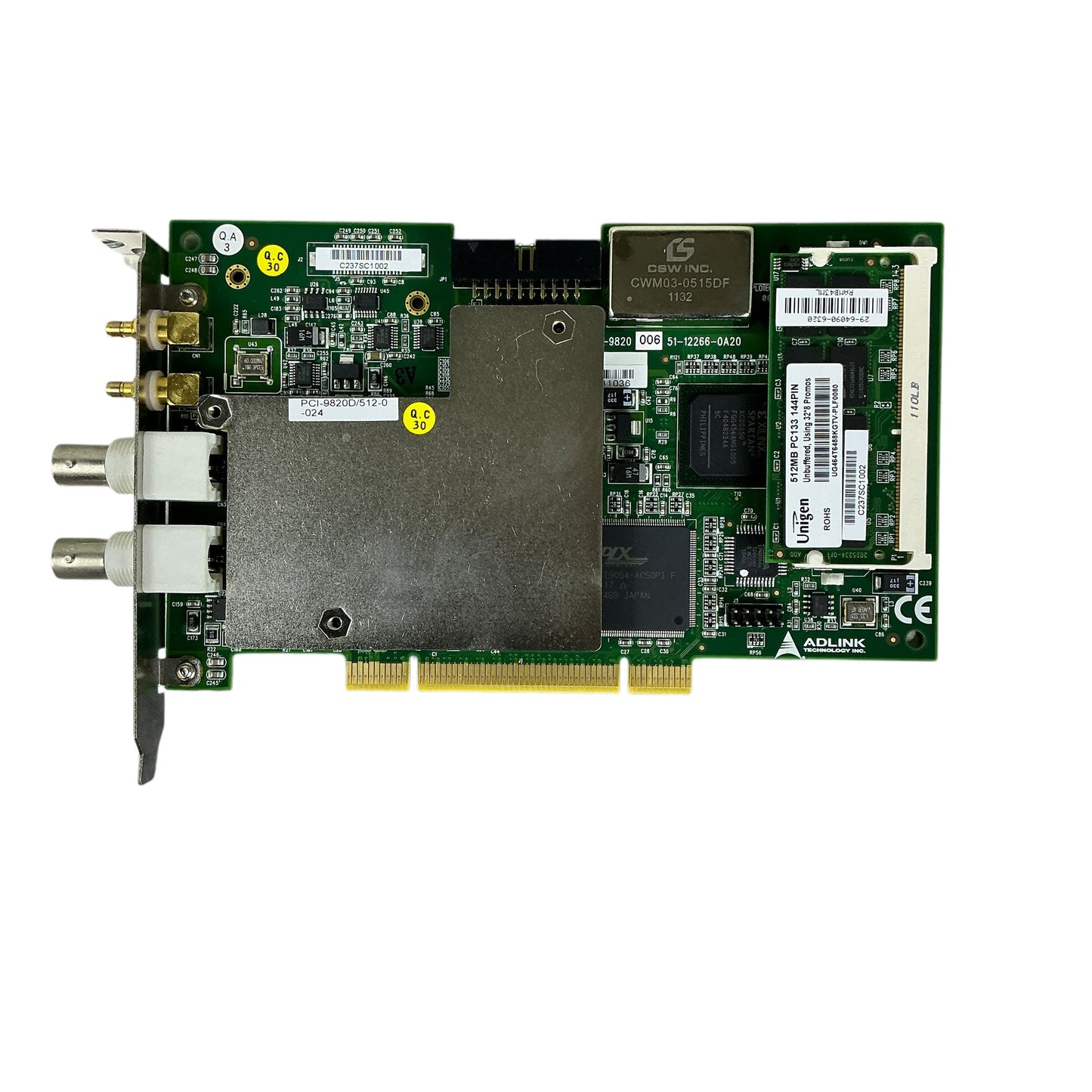 Adlink PCI-9820D/512-0 High-speed PCI Data Acquisition