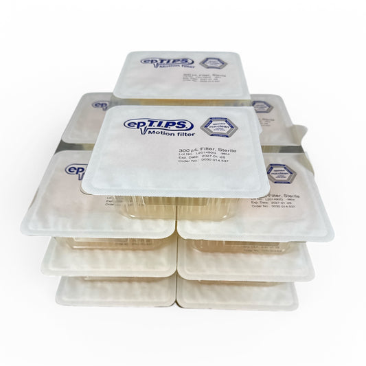 300 µL Eppendorf PCR Clean Filter Tips – Lot of 7 Packages (14 Trays, 1,344 Tips) See Description