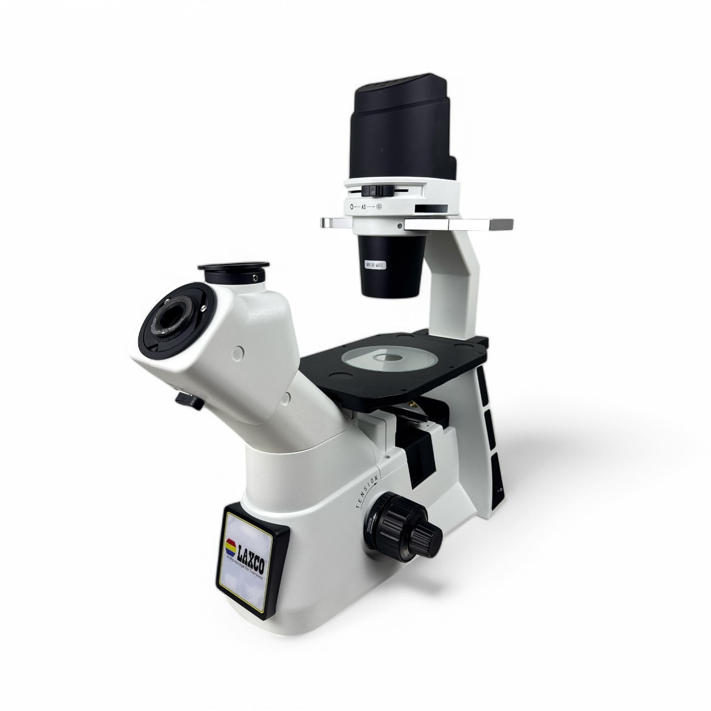 LAXCO LMI3000 Microscope Stand (LMI3-PH2) – No Objectives – Broken Binocular Head – Lamp Working