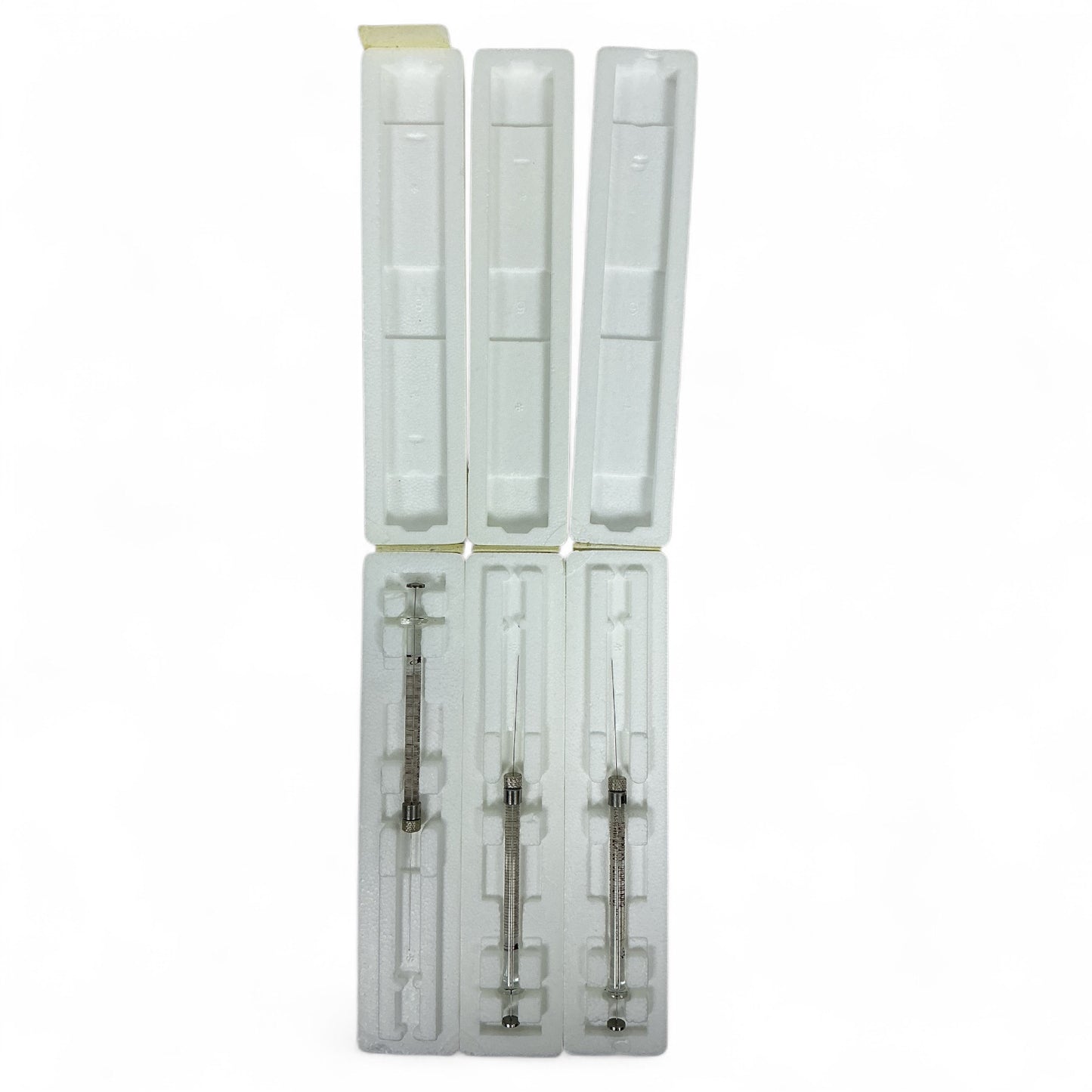 Hamilton Gas Tight Syringes 4pcs 81520 / 80030 GC Injectors