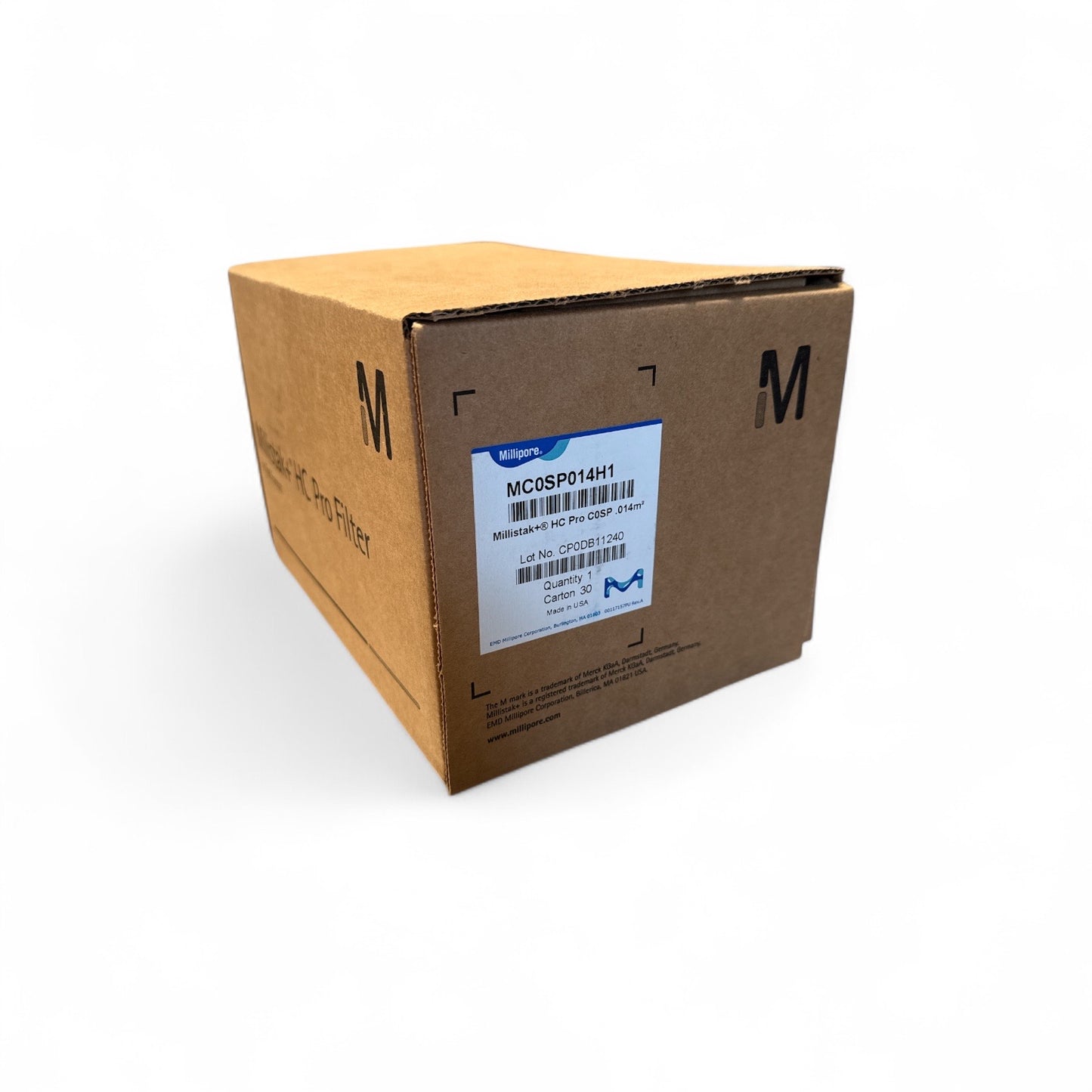 Millipore Millistak+ HC Pro Filter MCOSP014H1 – 0.14m² Pod Format (NIB)