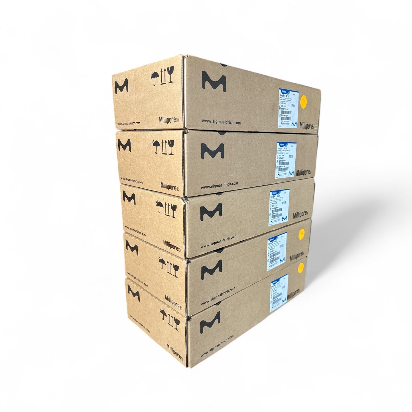 Millipore Steripak SPGPM10RJ GP10 Filters (Lot of 13) – 0.22µm PES Membrane for Aqueous Sterilization