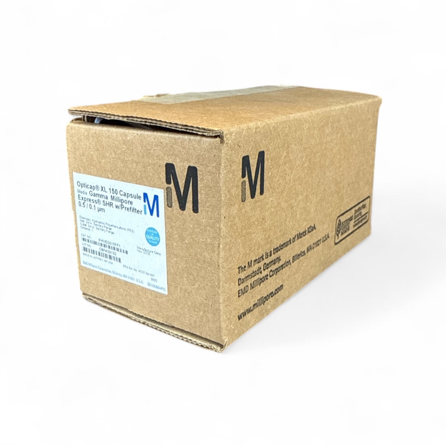 Millipore Opticap XL 150 Capsule Express SHR w/Prefilter 0.5/0.1µm - 1 Unit
