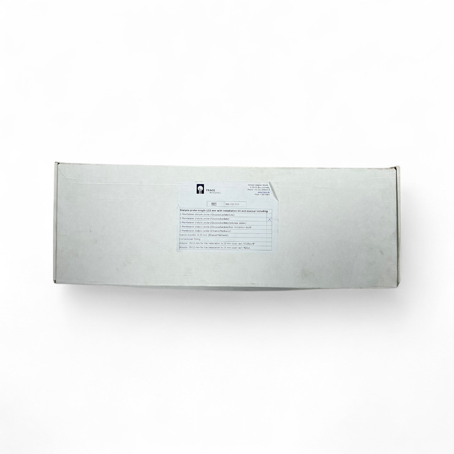 Trace Analytics Dialysis Probe 860.202.510 132mm