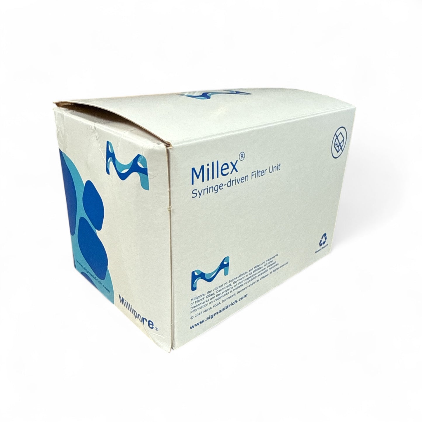 Millipore Millex HPF PTFE Syringe Filter Unit SLCRM25NS Pack of 50