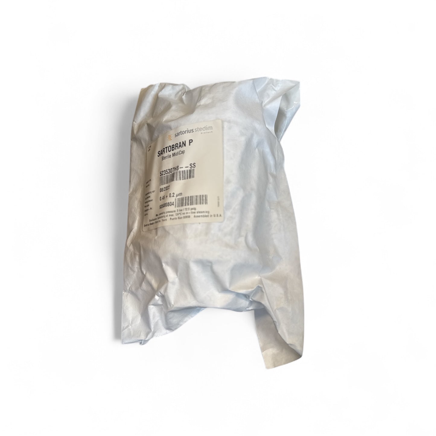 Sartorius Sartobran P Sterile MidiCap 5255307H8 - 4 Pack