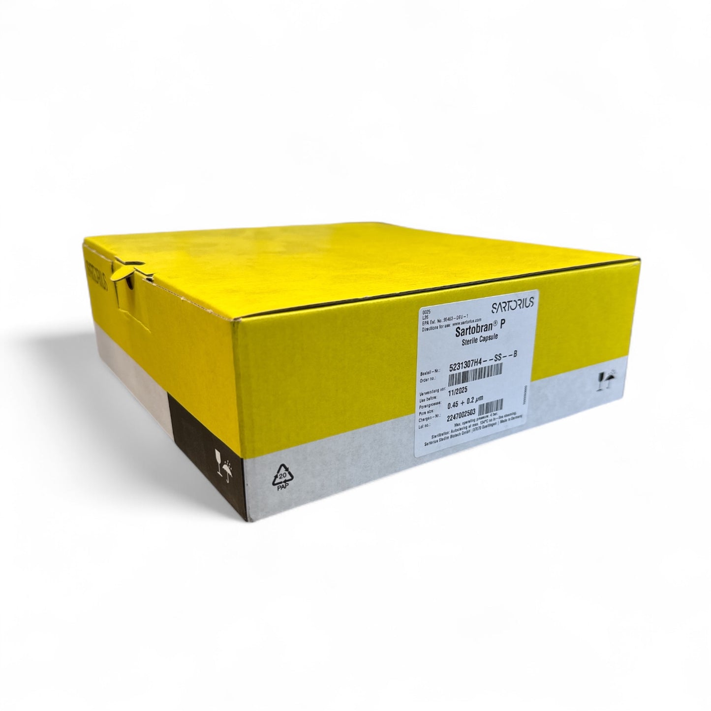 Sartorius Sartobran® P Sterile Capsule 0.45 µm 5231307H4 - 5 Pack - New in Box