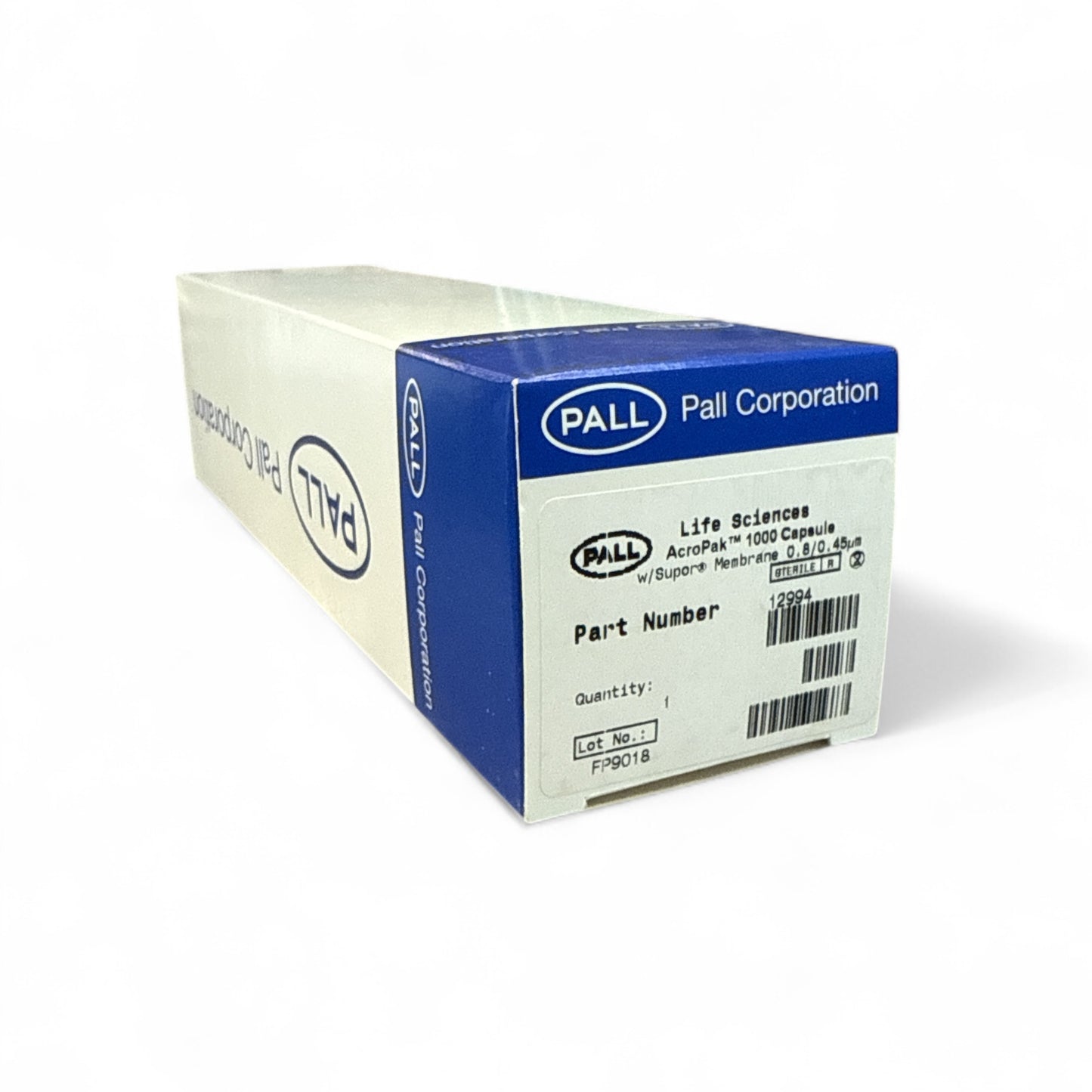 Pall AcroPak 1000 Capsule with Supor Membrane 0.8/0.45 µm – Part Number 12994