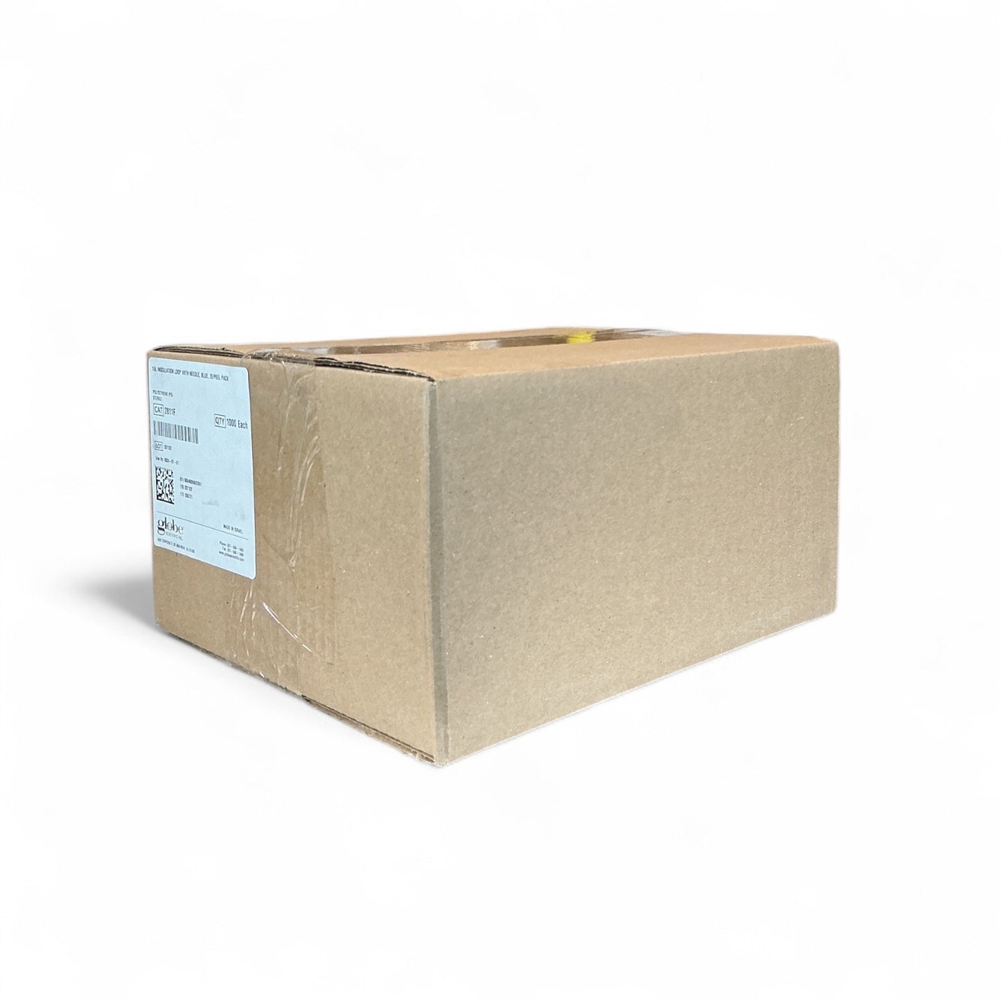 Globe Scientific 2811F Inoculation Loops with Needle, 1µL Blue, Sterile Peel-Pack, 1000/Case