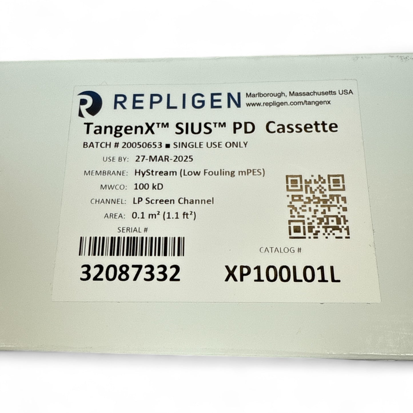 Repligen TangenX SIUS PD Cassette XP100L01L