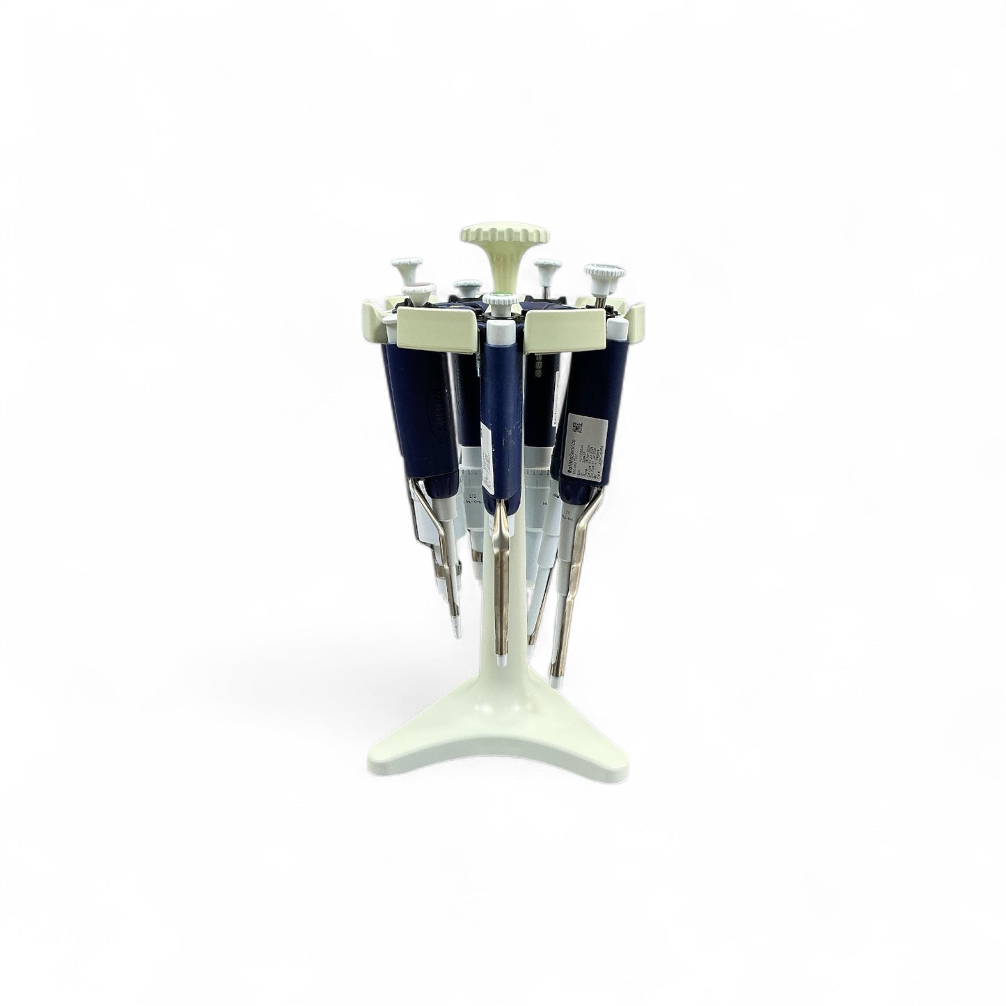 Rainin Pipet-Lite L10ML, L1000, L200, L20 Pipette Lot w/ Stand – 7 Total