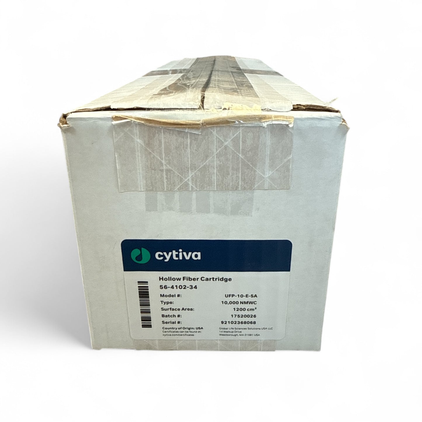 Cytiva Hollow Fiber Cartridge 56-4102-34 UFP-10-E-5A 10,000 NMWC 1200 cm² — New in Box