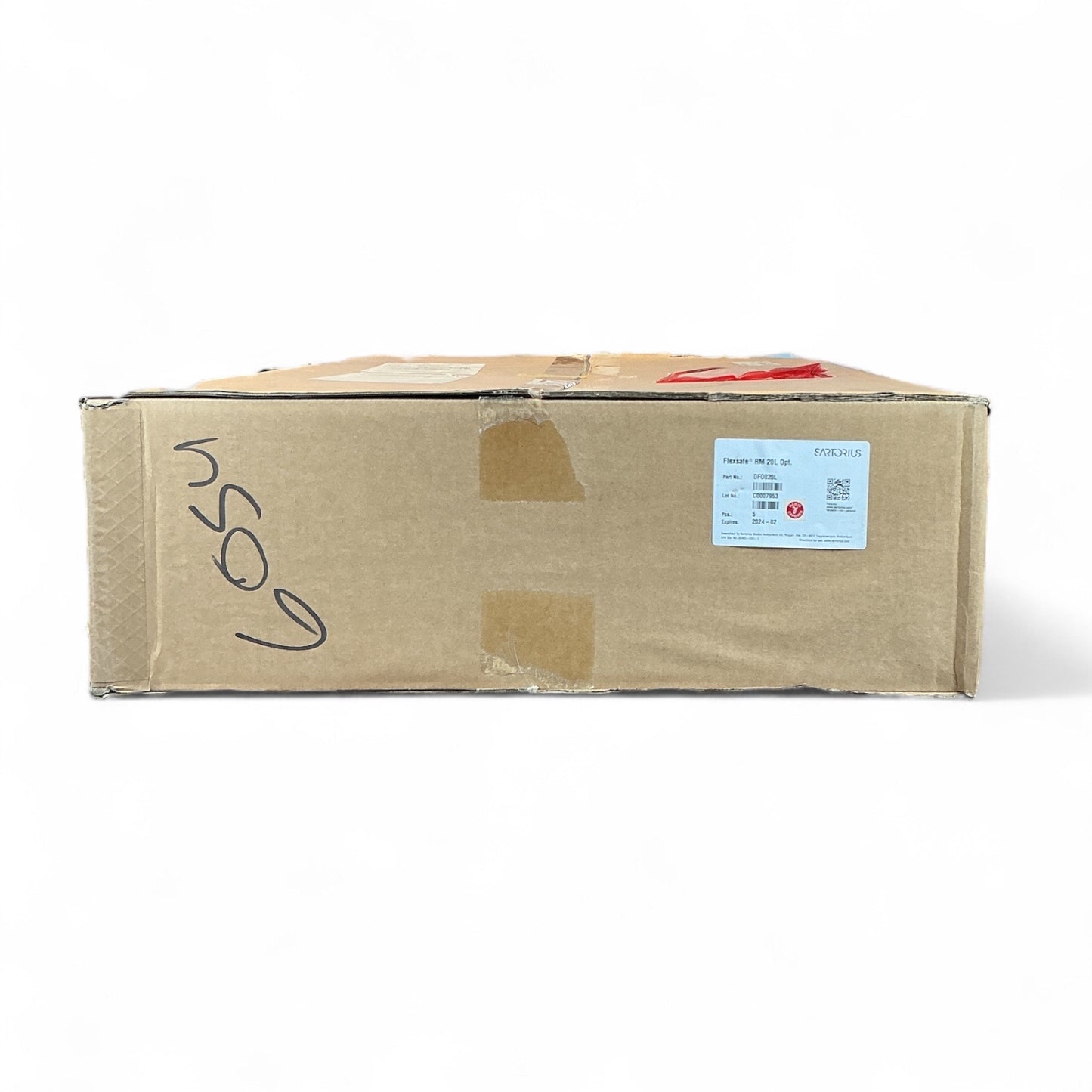 Sartorius Flexsafe RM 20L Opt. Bioprocess Bags, Model DF0020L – 5 Units