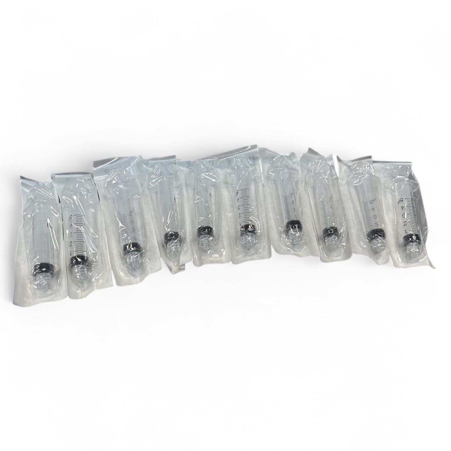 Fisherbrand 5mL Plastic Syringes Cat No. 14955458 – Lot of 1,100 Units (11x Boxes)