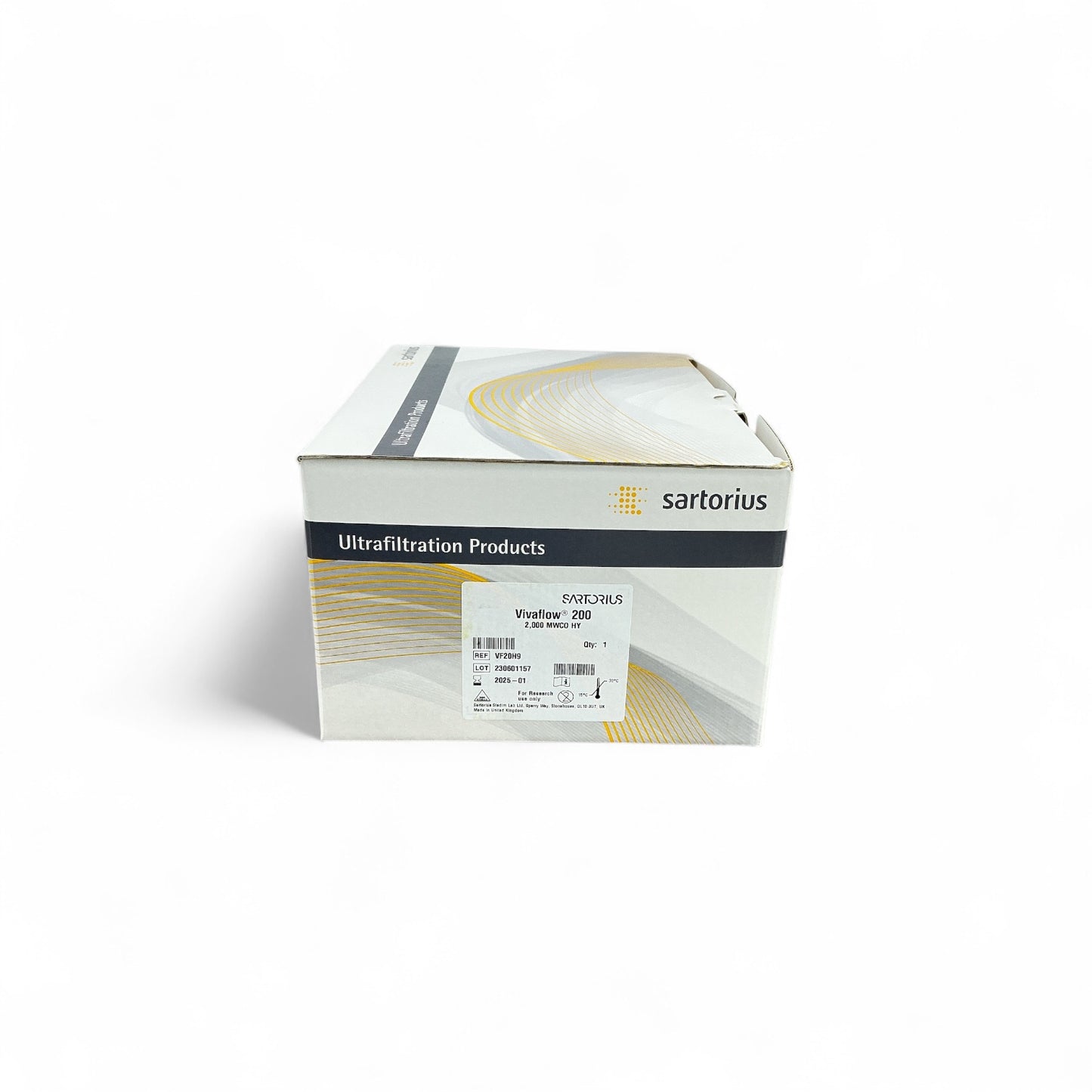 Sartorius Vivaflow 200 VF20H9 2,000 MWCO HY Filter – Expired 2025-01